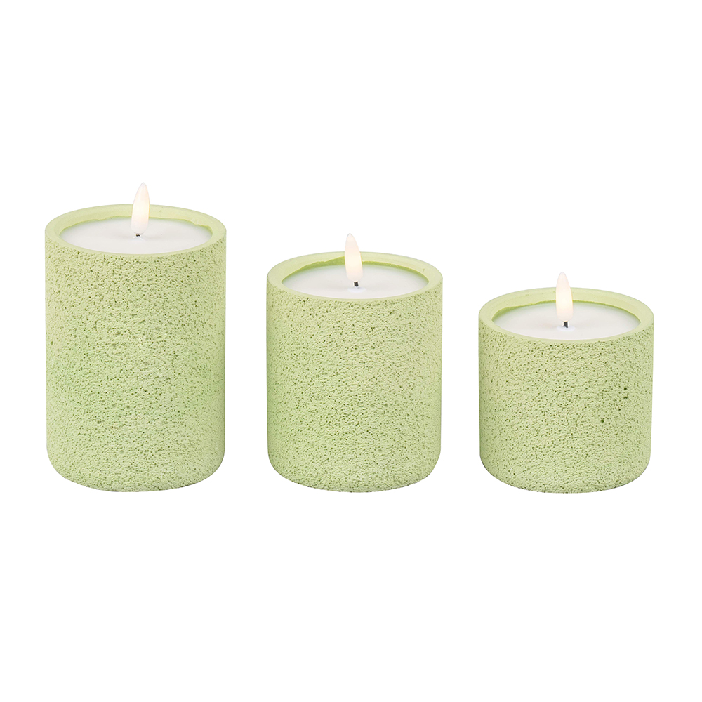 LED -sement 3D Wick -batteridrevet fjernkontrolllys