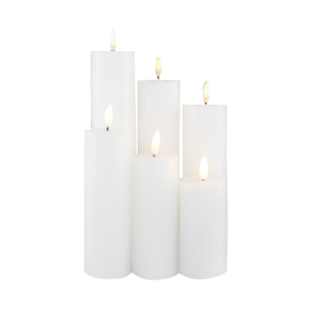 3D Flame LED dekorativt stearinlys